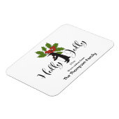 ホリーすてきキュートおもしろいペンギン マグネット (左側)