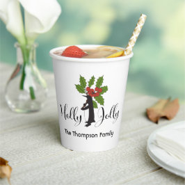 ホリーすてきキュートおもしろいペンギン 紙コップ