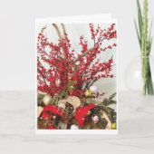 ***ホリーすてきクリスマスの願い*** カード (正面)