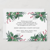 ホリーすてきクリスマスグリーン6 Photo Collage シーズンカード (裏面)