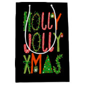 ホリーすてきクリスマススウィートホリデーズクリスマス ミディアムペーパーバッグ (正面)