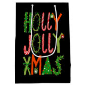 ホリーすてきクリスマススウィートホリデーズクリスマス ミディアムペーパーバッグ (裏面)