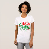 ホリーすてきクリスマスソング Tシャツ (正面フル)