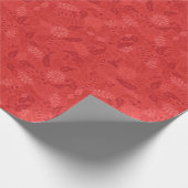 ホリーすてきクリスマスツリーイラストレーションアホリー ラッピングペーパー (角)