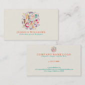 ホリーすてきクリスマスパーティーデザイナー 名刺 (正面/裏面)