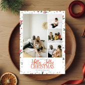 ホリーすてきクリスマスブラシスクリプト5写真 シーズンカード