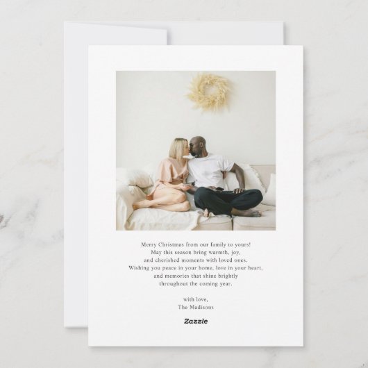 ホリーすてきクリスマスブラシスクリプト5写真 シーズンカード (裏面)