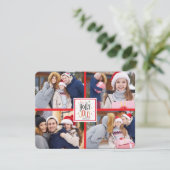 ホリーすてきクリスマスプレイド（写真を追加） シーズンカード (スタンド正面)