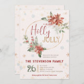 ホリーすてきクリスマス公式ファミリーランチディナー 招待状 (正面/裏面)