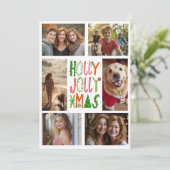 ホリーすてきクリスマス手描きカスタム6枚 シーズンカード (スタンド正面)