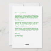 ホリーすてきクリスマス手描きカスタム6枚 シーズンカード (裏面)