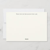 ホリーすてきクリスマス3D効果緑色 シーズンカード (裏面)