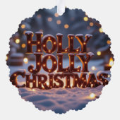 ホリーすてきクリスマス オーナメントカード (裏面)