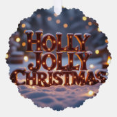 ホリーすてきクリスマス オーナメントカード (正面)