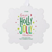 ホリーすてきクリスマス オーナメントカード (正面)