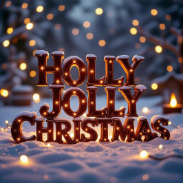 ホリーすてきクリスマス オーナメントカード