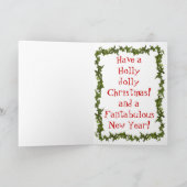 ホリーすてきクリスマス シーズンカード (内部)