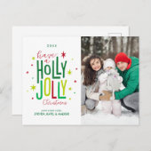 ホリーすてきクリスマス シーズンポストカード (正面/裏面)