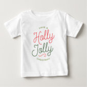 ホリーすてきクリスマス ベビーTシャツ (正面)