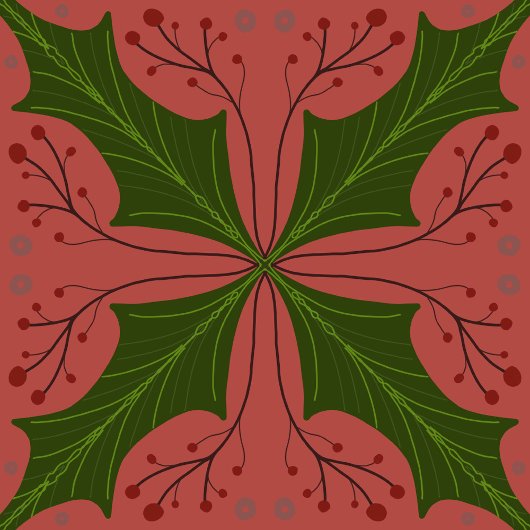 ホリーすてきクリスマス ラッピングペーパー