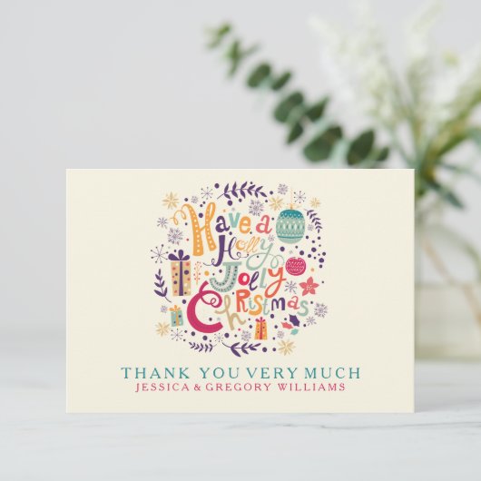 ホリーすてきクリスマス 招待状 (スタンド正面)