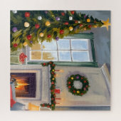 ホリーすてきクリスマス | 暖炉ツリーメリー ジグソーパズル (横)