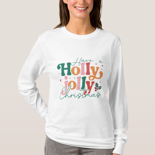 ホリーすてきクリスマス Tシャツ (正面)