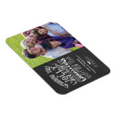 ホリーすてきシャルボードタイポグラフィクリスマスフォト マグネット (右側)