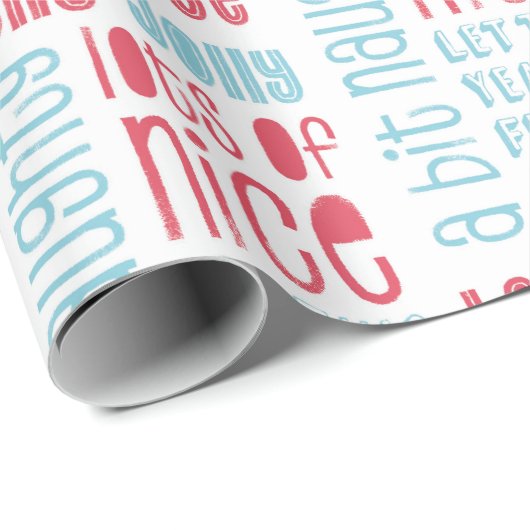 ホリーすてきスいけなニース繰り返しパターン ラッピングペーパー (ロールコーナー)