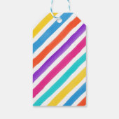 ホリーすてきストライプクリスマスギフトタグ ギフトタグ (裏面)