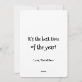 ホリーすてきス写真リース シーズンカード (裏面)