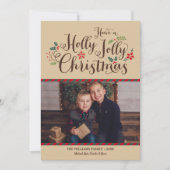 ホリーすてきス素朴クリスタン写真 シーズンカード (正面)