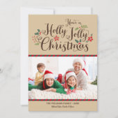 ホリーすてきス素朴クリスタン写真 シーズンカード (正面)