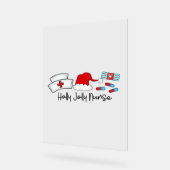 ホリーすてきナースハロウィンクラシックTシャツ アクリルサイン (傾斜)