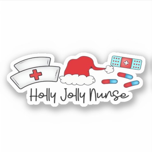 ホリーすてきナースハロウィンクラシックTシャツ シール (正面)