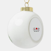 ホリーすてきナースハロウィンクラシックTシャツ セラミックボールオーナメント (左)