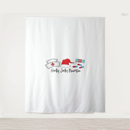 ホリーすてきナースハロウィンクラシックTシャツ タペストリー (正面)