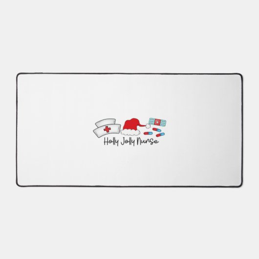 ホリーすてきナースハロウィンクラシックTシャツ デスクマット (正面)