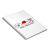 ホリーすてきナースハロウィンクラシックTシャツ ノートブック (右側)