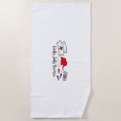 ホリーすてきナースハロウィンクラシックTシャツ ビーチタオル (正面)