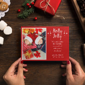 ホリーすてきノルディックトナディアホリデーフォトカード シーズンカード