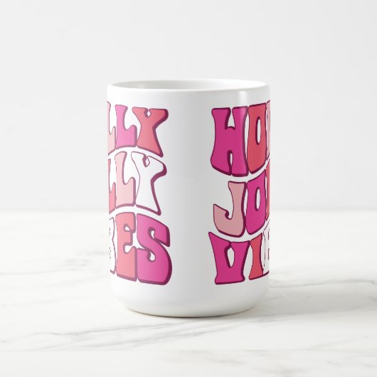 ホリーすてきビア：クリスマス飲みコーヒーマグ コーヒーマグカップ (中央)