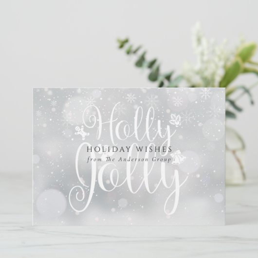 ホリーすてきビジネス会社のクリスマス シーズンカード (スタンド正面)