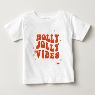 ホリーすてきビベス – 陽気なホリデーメッセージ ベビーTシャツ