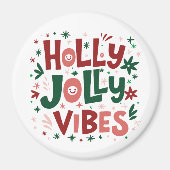 ホリーすてきビーズクリスマスマグネット マグネット (正面)