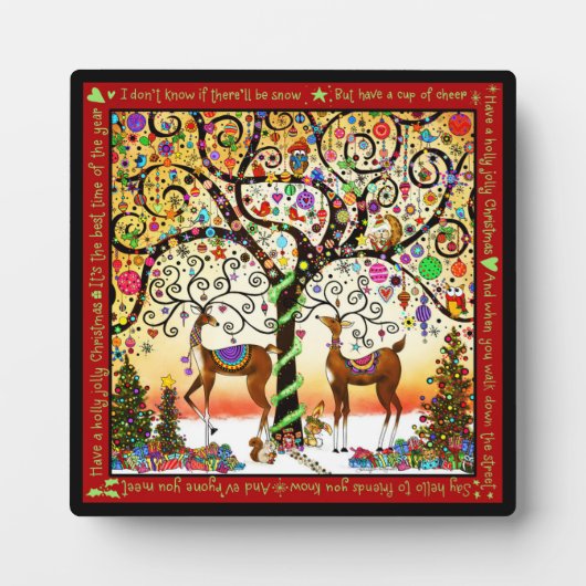 ホリーすてきフェスティバルクリスマス フォトプラーク (正面)