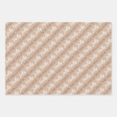 ホリーすてきフォトコラージュのニュートラル ラッピングペーパーシート (正面3)