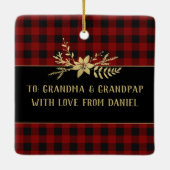 ホリーすてきプライドのクリスマスとフォトセラミックホーン セラミックオーナメント (裏面)