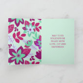 ホリーすてきボモダンタニカルフローラ シーズンカード (内部)