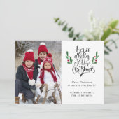 ホリーすてきメリーのクリスマス写真 シーズンカード (スタンド正面)